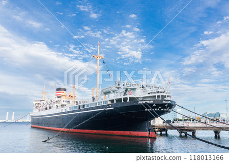 冰河丸在神奈川縣橫濱港展出 118013166