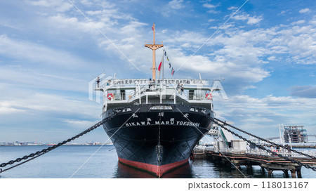 冰河丸在神奈川縣橫濱港展出 118013167