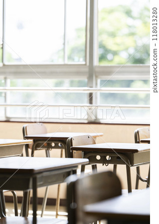 School classroom image School classroom image 118013280