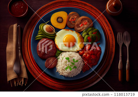 egg, food, rice 118013719