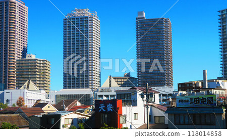 東京都中央區佃的建築風景（River City 21等） 118014858