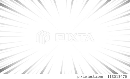 Gray gradient cartoon concentrated line illustration material 118015476