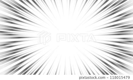Gray gradient cartoon concentrated line illustration material Gray gradient cartoon concentrated line illustration material 118015479