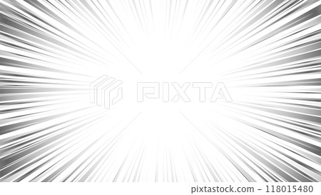 灰色漸層卡通集中線插畫素材 灰色漸層卡通集中線插畫素材 118015480