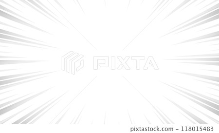 灰色漸層卡通集中線插畫素材 灰色漸層卡通集中線插畫素材 118015483