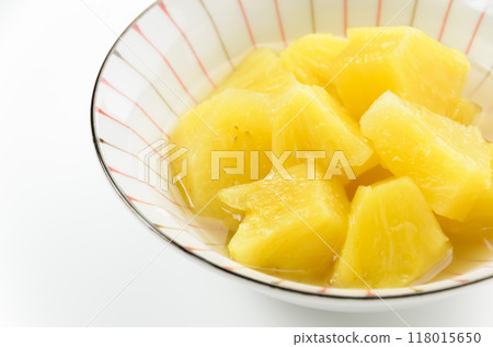 Pineapple stewed in sugar 118015650