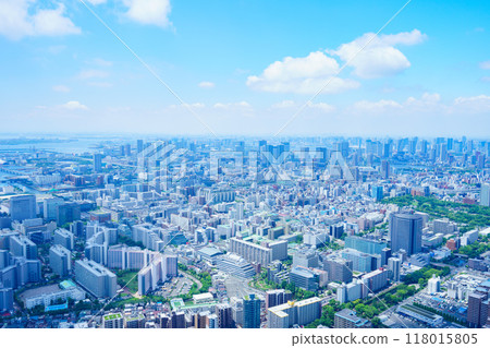 Tokyo aerial photography 118015805