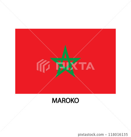 Morocco country flag Morocco country flag 118016135