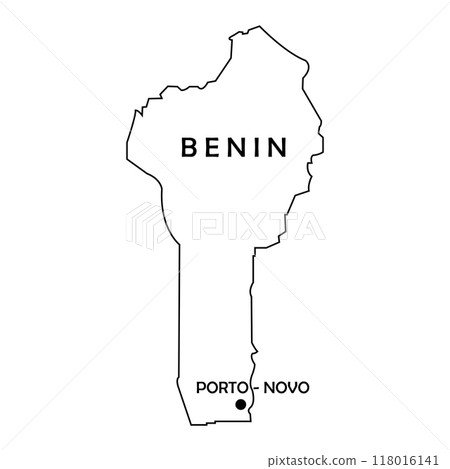 Map of benin Map of benin 118016141