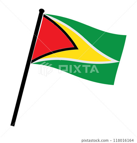 flag of the country of Guyana 118016164