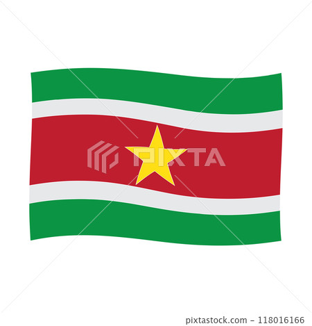 Suriname country flag Suriname country flag 118016166
