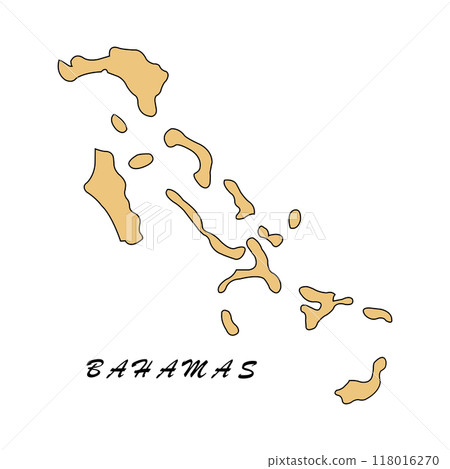 Bahamas map 118016270