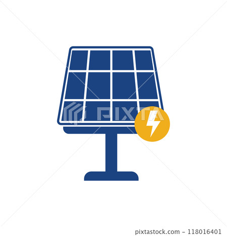 Solar energy logo icon Solar energy logo icon 118016401
