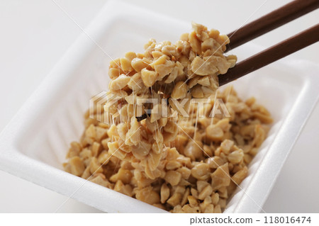 Packed crushed natto 118016474