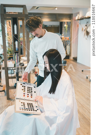 beauty, hairdresser, female 118016667