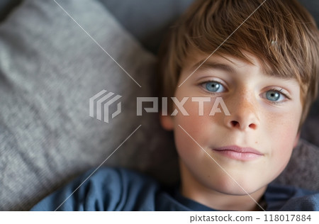 Close-up portrait of boy Close-up portrait of boy 118017884