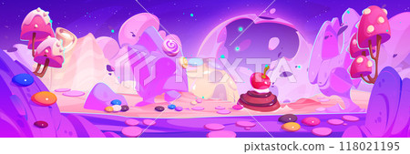 Pink candy land background Pink candy land background 118021195