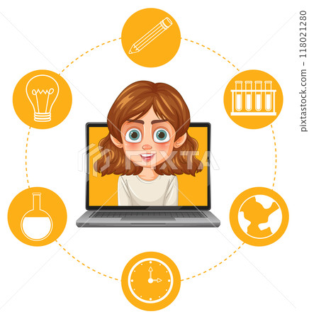Online Learning and Education Concept 118021280
