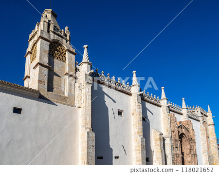 Monastery of Jesus of Setubal in Portugal. Church of the former Monastery of Jesus Monastery of Jesus of Setubal in Portugal. Church of the former Monastery of Jesus 118021652