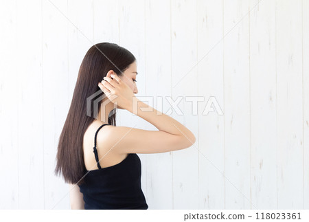 年輕女性的美麗形象 118023361