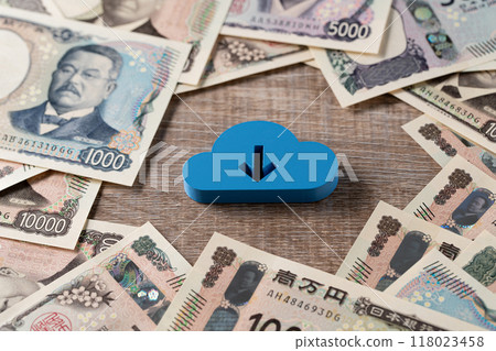 New banknote image cloud New banknote image cloud 118023458