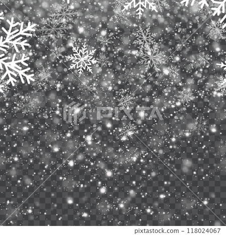 Transparent Snowflake Overlay for Winter Design Projects. Vector Transparent Snowflake Overlay for Winter Design Projects. Vector 118024067