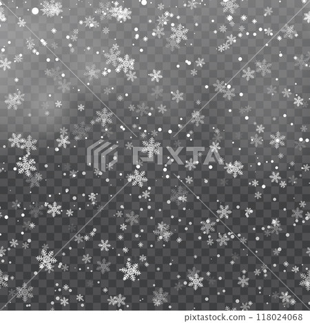 Transparent Snowflake Overlay for Winter Design Projects. Vector Transparent Snowflake Overlay for Winter Design Projects. Vector 118024068