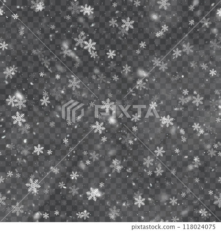Transparent Snowflake Overlay for Winter Design Projects. Vector Transparent Snowflake Overlay for Winter Design Projects. Vector 118024075