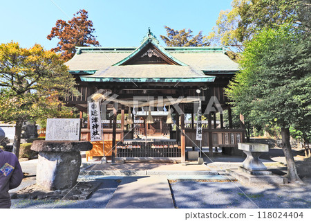 福岡縣直方市遠野市近一神社參拜殿 118024404