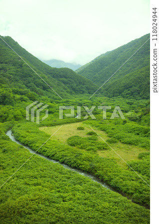 Scenery of Kaminokuni Town, Hokkaido 118024944