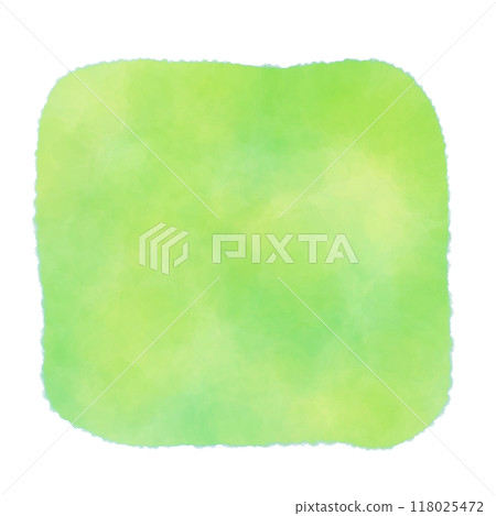 Watercolor blur gradation background material watercolor style yellow-green 118025472