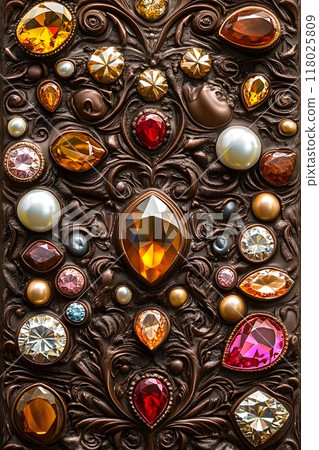 gemstone chocolate 118025809