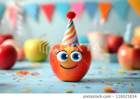 apple, birthday, party 118025834