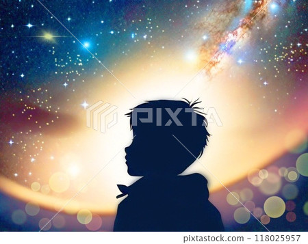 孩子夢想著未來 118025957