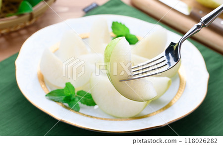 質地酥脆的二十精梨（剪切圖） 118026282