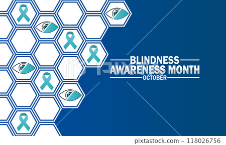 Blindness Awareness Month, background 118026756