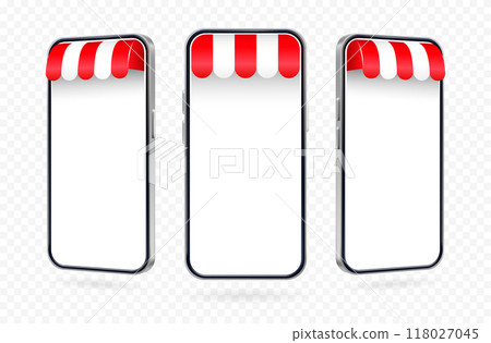 3d vector render phone. 3d vector render phone. 118027045