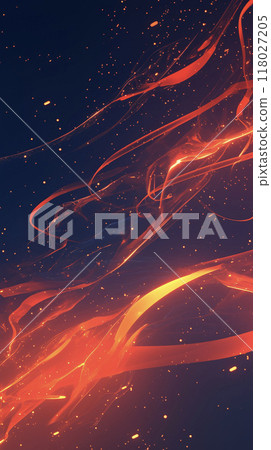燃燒的火焰背景AI影像 燃燒的火焰背景AI影像 118027205