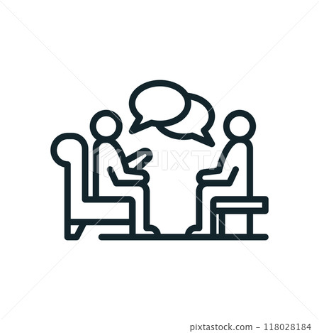Psychologist listening to patient talking about problems during therapy session Psychologist listening to patient talking about problems during therapy session 118028184