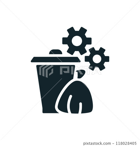 Smart waste management system optimizing waste collection using technology 118028405