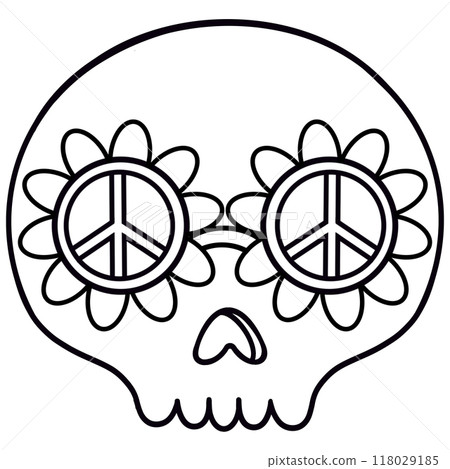 Skull Halloween coloring Skull Halloween coloring 118029185