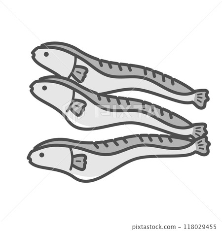 魚乾沙丁魚圖 118029455