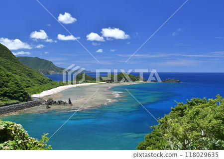 藍色的大海和天空 118029635