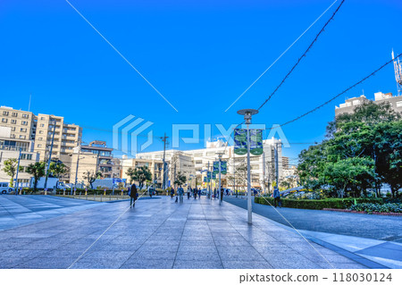 東京品川區的城市景觀，品川海濱站 118030124