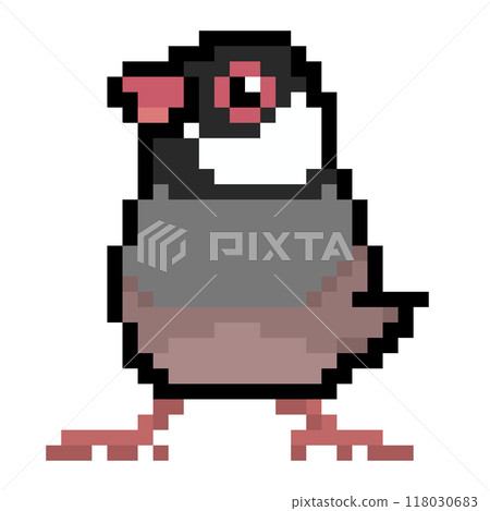 點畫動物插畫正常麻雀文町 118030683