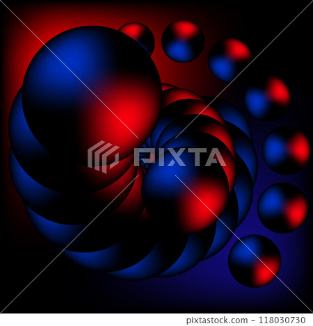 Realistic glass balls set. Realistic 3D orb with transparent glares and highlights for decoration. Jewelry gemstone. Illustration for your design 118030730