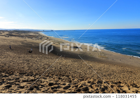 Tottori Sand Dunes: Beautiful sandy scenery (Tottori) Tottori Sand Dunes: Beautiful sandy scenery (Tottori) 118031455
