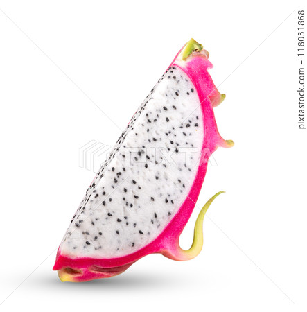 dragon fruit, pitaya isolated on white background 118031868