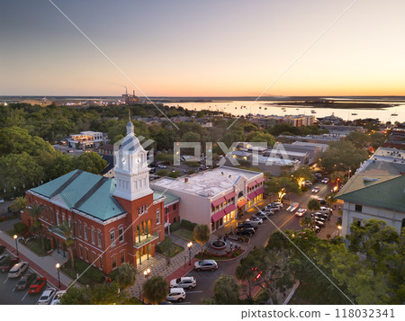 Fernandina Beach, Florida, USA Historic Downtown Fernandina Beach, Florida, USA Historic Downtown 118032341