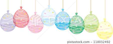 Water balloons_pastel colors_water filled_8 colors_lined up 118032492
